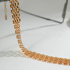 Gargantilla de cadena de malla de aleación para mujer&nbsp;FS-WGFCB03-03