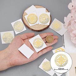 9 Stück Cabochons aus Kohlenstoffstahl in 9 Stilen&nbsp;DIY-OC0008-54