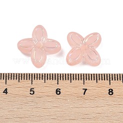 Perles en acrylique transparent mat&nbsp;X1-OACR-P029-09B-02