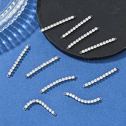 Verbindungsanhänger mit durchsichtigem Zirkonia-Pavé aus Messing&nbsp;XGRQ3P326-640P