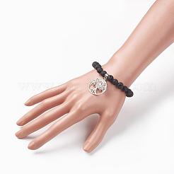 Natürlichen Edelstein Charme Armbänder&nbsp;BJEW-JB03252