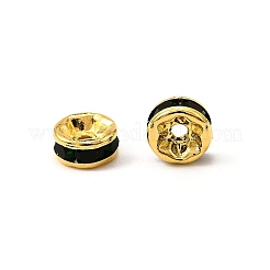 Grado de latón un Diamante de imitación entrepieza de abalorios&nbsp;RSB036NF-12G