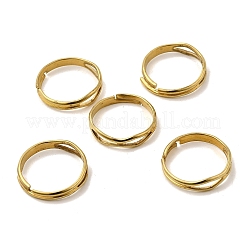 Verstellbare Messing-Fingerringe&nbsp;RJEW-F086-01C