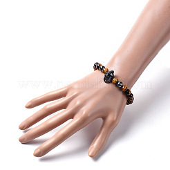 Braccialetti di perline elasticizzati con pietre preziose naturali&nbsp;BJEW-JB05174
