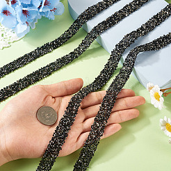 5 m Glitzer-Hotfix-Strass aus Kunstharz.&nbsp;DIY-TA0011-25B