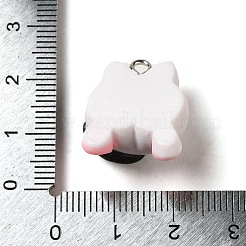 Pendentifs en résine opaque&nbsp;RESI-E056-01P-01