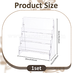 3-stöckige Acryl-Display-Riser-Ständer&nbsp;ODIS-WH0086-076A