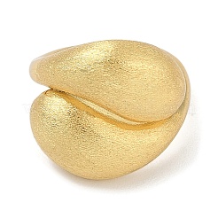 Anelli da dito con polsino in ottone placcato a cremagliera per donna&nbsp;RJEW-C114-13H-G