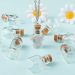 10pcs runde Glasflasche&nbsp;CON-FS0001-01