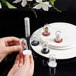 6 set di 3 coperture a cupola in vetro iridescente colorate&nbsp;DJEW-PH0001-27