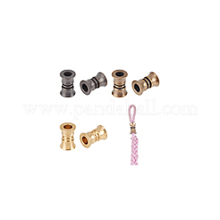 6 stücke 3 farben outdoor edc werkzeug messing fallschirm seil europäischen perlen&nbsp;KK-NB0003-72A