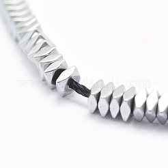 Electroplate non magnetici ematite sintetico fili di perline&nbsp;G-L489-D07