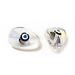 Perle di vetro trasparente&nbsp;GLAA-F121-04G