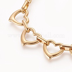 Conjuntos de pulseras de eslabones de acero inoxidable 304&nbsp;SJEW-E335-04