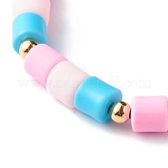 Ensembles de bracelets extensibles en perles d'argile polymère faites à la main&nbsp;BJEW-JB06424-05
