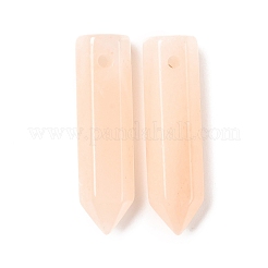Natürliche rosa Aventurin spitze Anhänger&nbsp;G-D460-01I