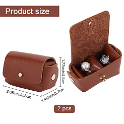 Eheringbeutel aus PU-Kunstleder&nbsp;ABAG-WH0045-10B