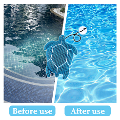 Nettoyant pour baignoire en polyester et coton PP en forme de tortue&nbsp;AJEW-WH0816-628