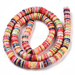 Handgefertigte Polymer Clay Perlen Strang&nbsp;CLAY-T018-04D