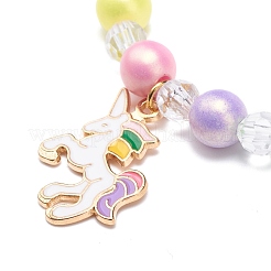 Set di braccialetti elasticizzati con perline acriliche da 6 pz&nbsp;BJEW-JB08728