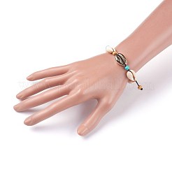Bracelets réglables en nylon avec cordon de nylon&nbsp;BJEW-JB04090-02
