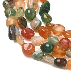 Naturali multicolore agata fili di perline&nbsp;G-C286-A29
