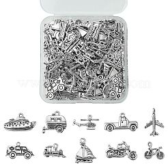 100pcs 10 colgantes de aleación de estilo tibetano de estilo&nbsp;TIBEP-CJ0001-31