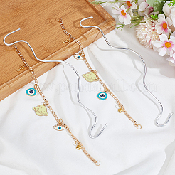 2 catenella in alluminio con ornamento da appendere&nbsp;HJEW-DR00181