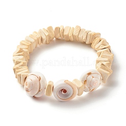 Ensemble de bracelets extensibles en perles heishi en argile polymère faits à la main&nbsp;BJEW-JB07355