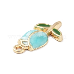 Plateados de oro colgantes de esmalte de aleación&nbsp;ENAM-L047-01G-04