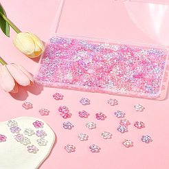 216 Stück 6 Stile transparente Acrylperlen&nbsp;PACR-FS0001-05