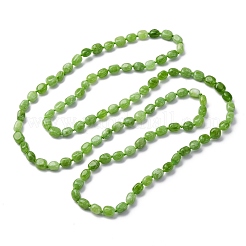 Natürlich gefärbte malaysische Jade-Trommelstein-Nuggets&nbsp;NJEW-F340-A07