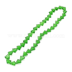 Chapelets de perles en verre transparent&nbsp;LS-EGLA-C002-A05