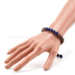 Verstellbare geflochtene Perlenarmbänder&nbsp;BJEW-JB07017