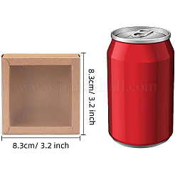 Boîtes à bijoux en papier kraft&nbsp;LS-CON-WH0068-65A