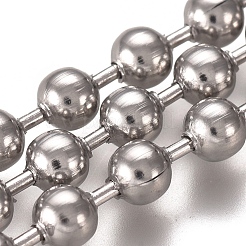 Chaînes à billes en acier inoxydable 304 résistant au ternissement&nbsp;CHS-E021-13G-P