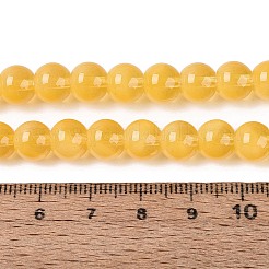 Colliers de perles en verre transparent imitant les yeux de chat&nbsp;GLAA-Q110-01B-16