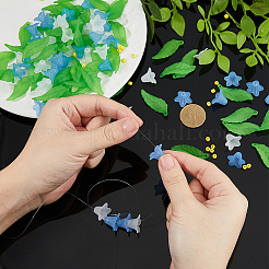 Kits de fabrication de bijoux à faire soi-même avec des fleurs et des feuilles&nbsp;DIY-FH0007-94