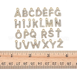26 Stück 26 Stile goldene Ton Legierung Strass Anhänger&nbsp;FIND-FS0003-26