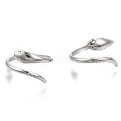 Bague manchette serpent en acier inoxydable 304 anti-ternissement&nbsp;RJEW-N038-113P
