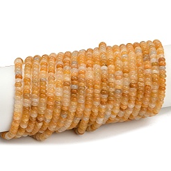 Chapelets de perles en jade topaze naturelle&nbsp;G-H292-A20-01