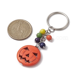 Porte-clés turquoise synthétique d'Halloween&nbsp;KEYC-JKC00764