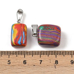 Natürliche und synthetische Mischsteinanhänger&nbsp;G-D349-01
