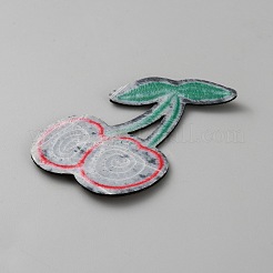 Toppe stirabili con paillettes/perline di ciliegia&nbsp;DIY-CJC0006-35C