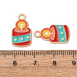 Weihnachten Legierung Emaille Anhänger&nbsp;LS-ENAM-K080-01D-G