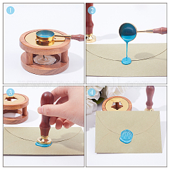 Kit di particelle di ceralacca per timbro con sigillo retrò&nbsp;DIY-CP0003-60R