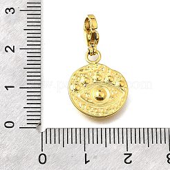 Colgantes de acero inoxidable 304 con micropavé de rhinestone&nbsp;STAS-K263-78G