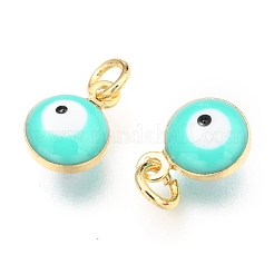 Messing Emaille Anhänger / charms&nbsp;KK-B024-02G-C