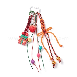 Décorations suspendues en corde de polyester et spandex pour Noël&nbsp;HJEW-JM03854