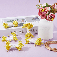 Cotone con nucleo di fiori artificiali in gesso per accessori per forcine&nbsp;DIY-WH20001-21A